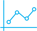 a logo for medilink Website named Analytics